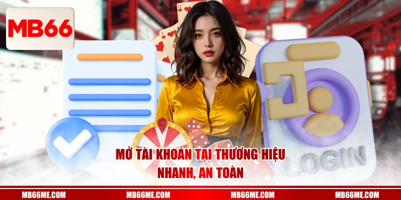 Mở tài khoản tại thương hiệu nhanh, an toàn
